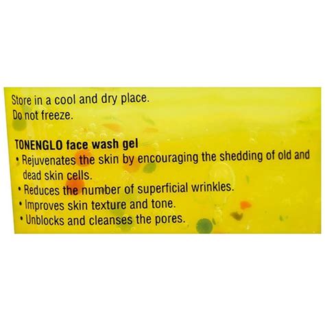 Tone N Glo Skin Rejuvenating Face Wash Gel, 100 gm Price, Uses, Side ...