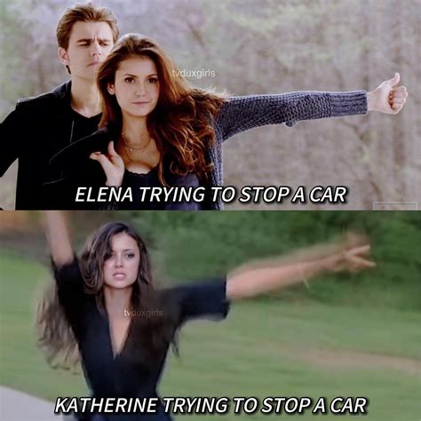 𝐍 | 𝐭𝐯𝐝𝐮 🪷 on Instagram: "Omg human Katherine is soooo funny [ Elena or ...