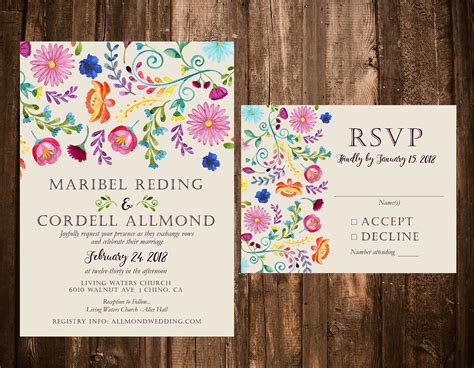 Wedding Invitations Spanish