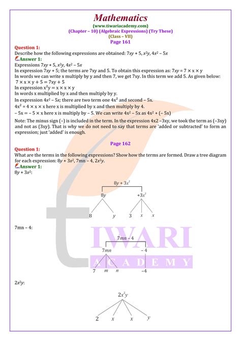 Class 7 Maths Chapter Math and Algebra 的图像结果