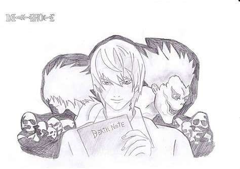 Image result for Death Note Line Art