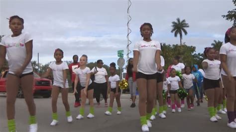 Hundreds of people parade down Sistrunk Blvd. on MLK Day
