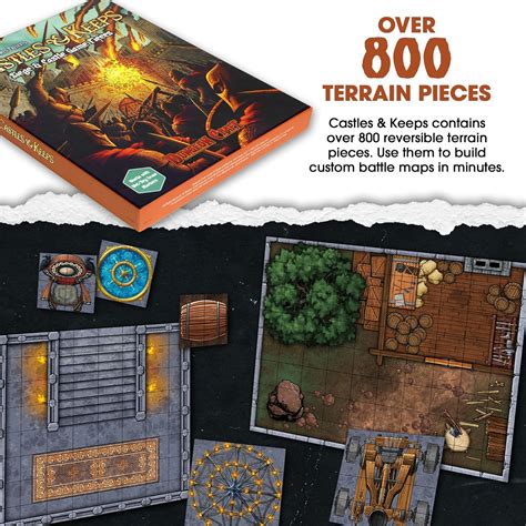 Dungeon Craft Castles & Keeps Terrain Set for DND & India | Ubuy