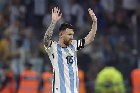 Lionel Messis Record 100th International Goal Helps Argentina Hammer ...