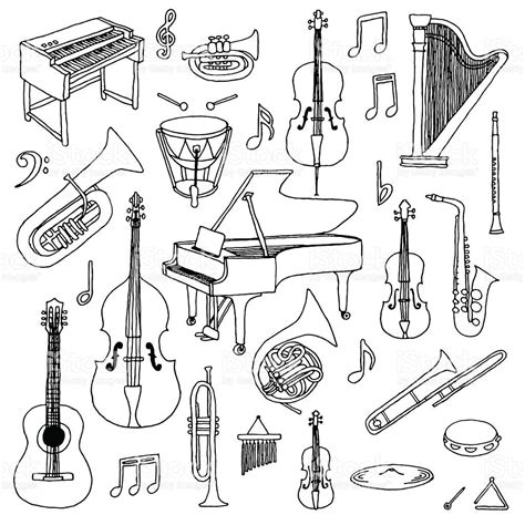 How to Draw Musical Instruments 的图像结果