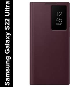 Midkart Flip Cover for Samsung Galaxy S22 Ultra Window View Flip Case ...
