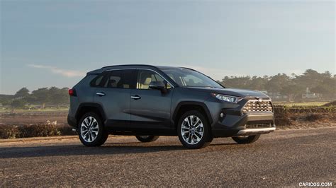 2019 Toyota RAV4 Limited (Color: Magnetic Gray) | Front Three-Quarter