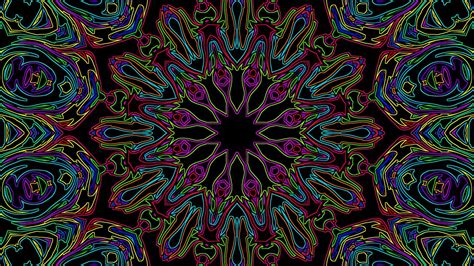 Wallpaper pattern, fractal, lines, shapes, bright hd, picture, image