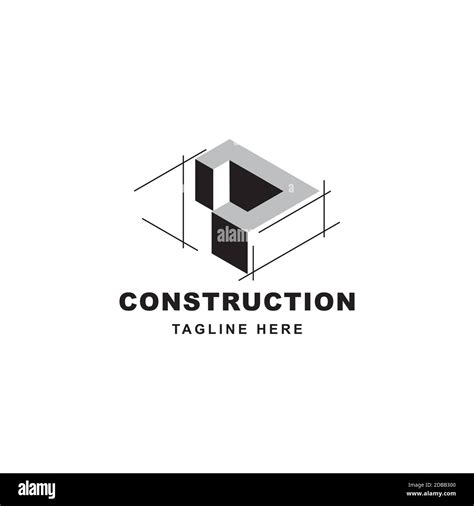 Construction logo design with letter J shape icon. Initial letter J on building symbol Stock ...