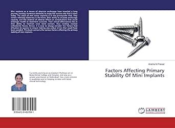 Factors Affecting Primary Stability Of Mini Implants : Anisha N Prasad ...