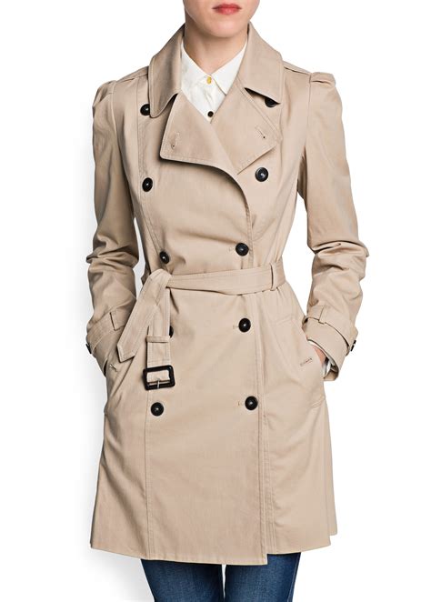 Women's Natural Trench Coat at Ronald Wooton blog