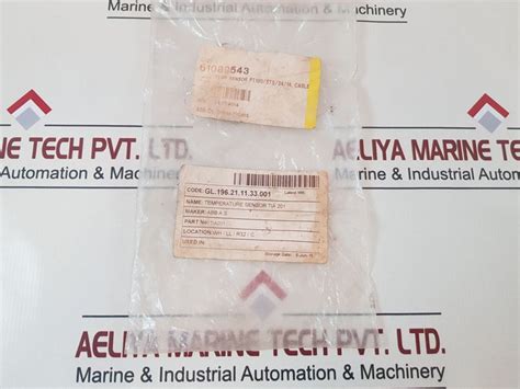 Abb Pt100/5Ts/34/14 Temperature Sensor Tia201 – Aeliya Marine Tech