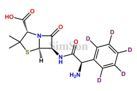Ampicillin-D5 | CAS No- 1426173-65-0 | Simson Pharma Limited