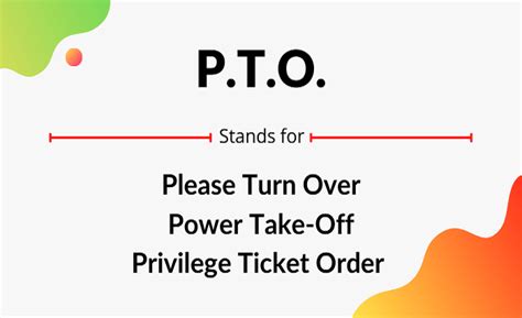 Image result for PTO Full Form