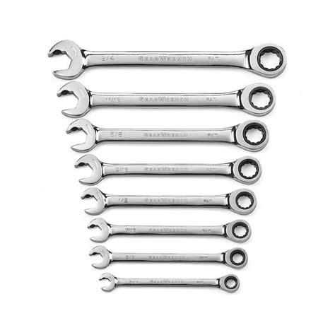 GEARWRENCH 8-Piece Set Standard (SAE) Ratchet Wrench 85599 at Lowes.com