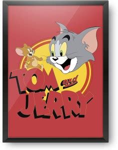 Tom and Jerry - Classic Logo Design A3 Size Wall Poster ] Premium ...