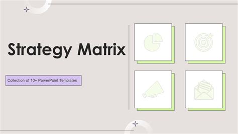 Image result for Strategy Matrix Template