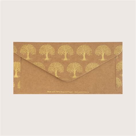 Packmate Shagun Envelope (Banyan Tree Design) - (Pack of 20) Made of 1 ...