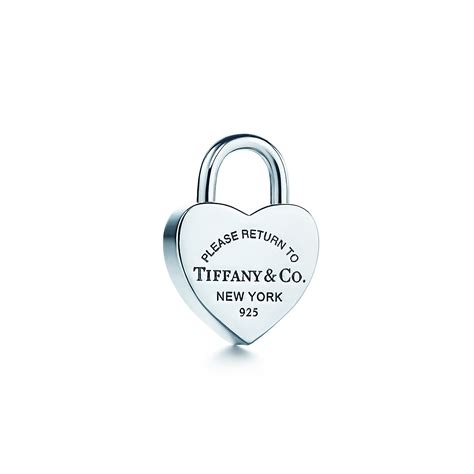 Return to Tiffany™ heart lock charm in sterling silver. | Tiffany & Co.