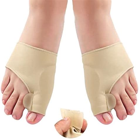 RANUR Unisex Bunion Corrector Washable Silicone Gel Pad Toe Separator ...