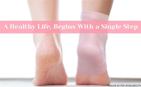 selizo 5 Pairs Moisturizing Gel Heel Socks Open Toe Socks For Dry Hard ...