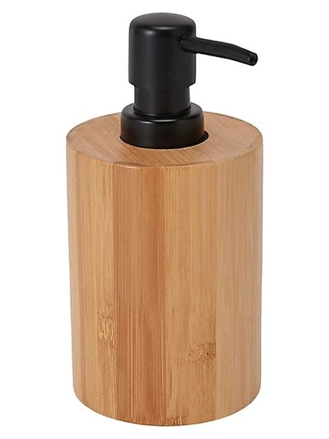Rounded Bamboo Soap Dispenser