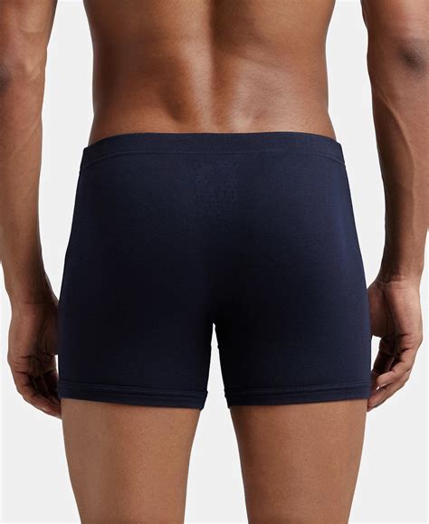Buy Super Combed Cotton Rib Solid Boxer Brief with Ultrasoft and ...