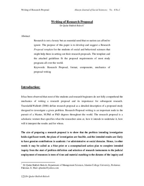 Image result for Research Proposal Abstract Example