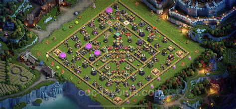 Farming Base TH14 Max Levels with Link - Town Hall Level 14 Base Copy ...
