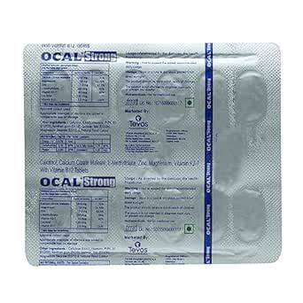 Ocal Strong - Strip of 15 Tablets : Amazon.in: Health & Personal Care