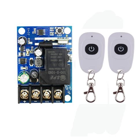 Lejin DC 12V 14V 15V 16V 18V 24V 36V 48V Relay Receiver 40A High Power ...