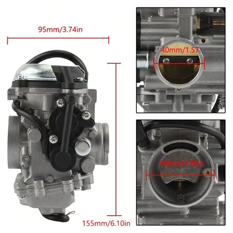 Motorcycle Carburetor ATV 250cc For YFM250 Bear Tracker 250 1999-2004 ...