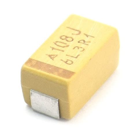 Alcoa PrimeE Type 1000uF 6V 7.3x4.3x4.1mm SMD SMT Tantalum Chip ...