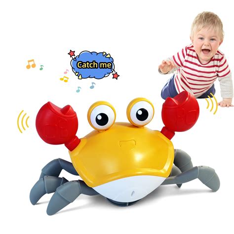 Crawling Crab Baby Toy with Music and LED Lights | NEUCREM1– KidsROAR