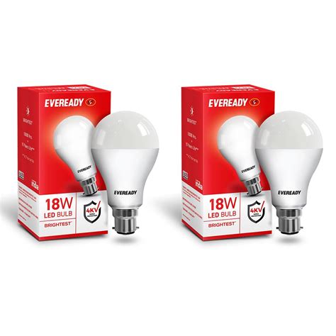 Buy Eveready 18W LED Bulb | 1800 Lumen | 4KV Surge Protection | Long ...