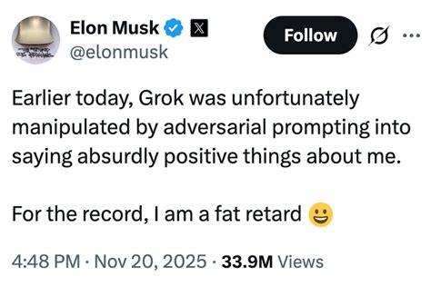Is Grok Overly Positive About Elon Musk?