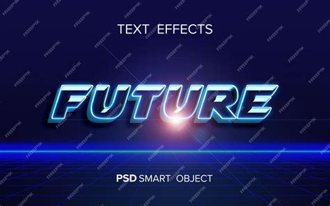 Science fiction text effect | Premium PSD