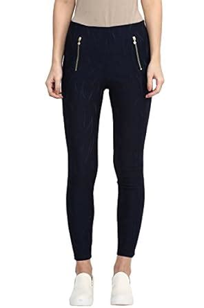 Buy Annabelle by Pantaloons Women's Ponte Treggings_Navy_36 at Amazon.in