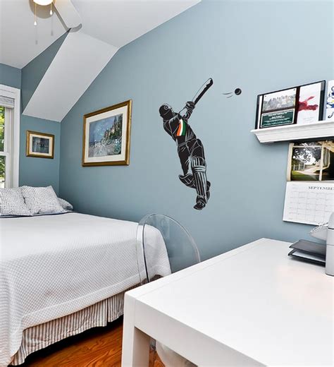 WallDesign Vinyl Cricket is Life Wall Sticker (Multicolour, 3 Feet ...