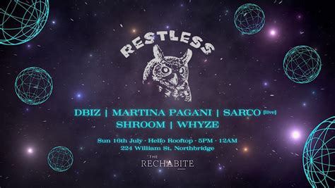 Restless @ Hello Rooftop [RES021], Hello Rooftop, Northbridge, 16 July ...