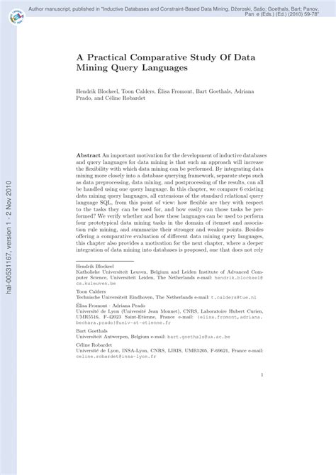 Image result for Data Mining Query Languages