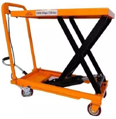 Fulcrum 150 Kg Loading Capacity Hydraulic Scissor Lift Table, Table ...