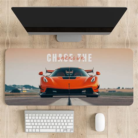 Chase the unknown - Koenigsegg Jesko Desk Mat | Desk Pad | Mouse Pad ...