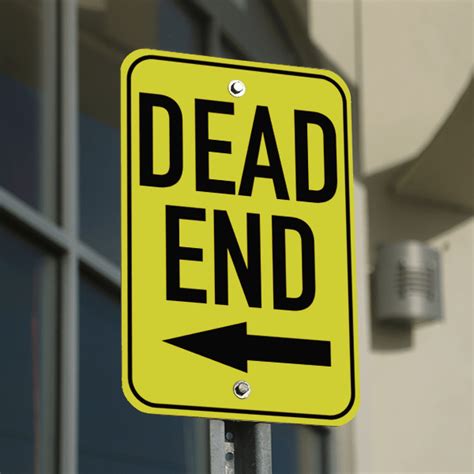 Image result for Dead-End Sign