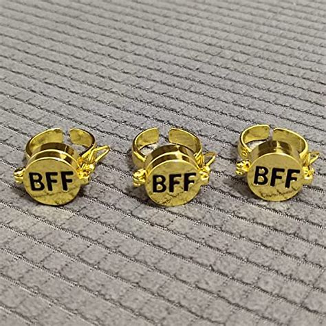 IRELYN Adjustable BFF Rings for Best Friends