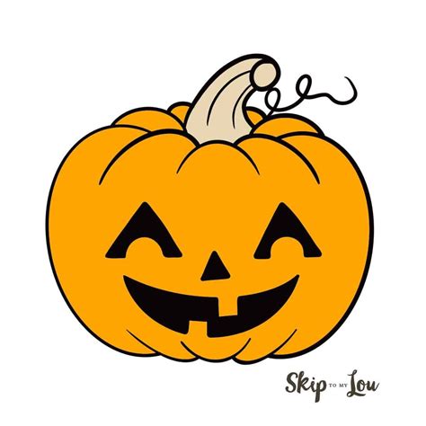 halloween jack o'lantern drawing
