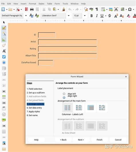 CreateDatabase in OpenOffice 的图像结果