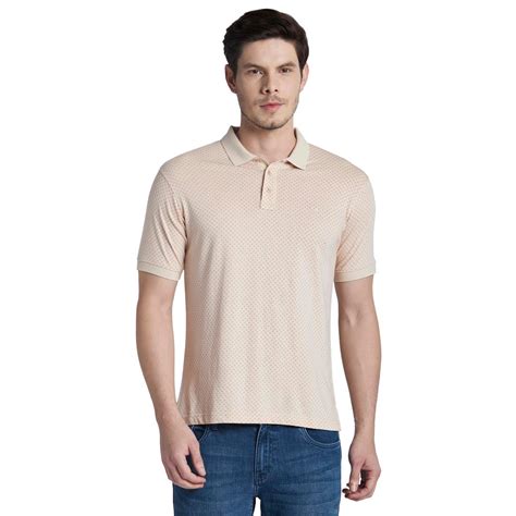 Colorplus Men Cream Print Slim Fit Cotton Half Sleeve T-Shirt – MyRaymond