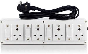 Cordnet Extension Switch Board 4 Socket & 4 Switch with long Power ...