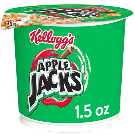 Kellogg's Apple Jacks Breakfast Cereal Cups, Kids Cereal, Family ...